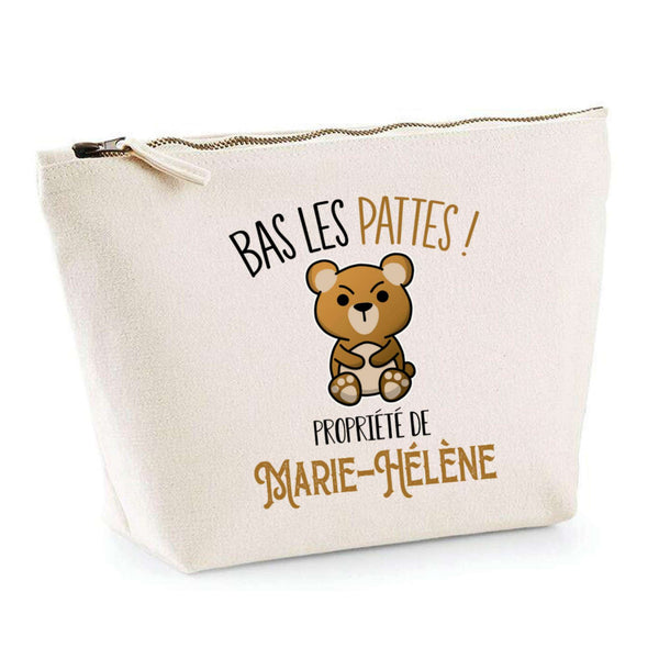 Trousse pochette de rangement maquillage Fête des Mères Mamie Famille Idée Cadeau anniversaire Noël Travail Boulot Métier Départ Retraite Collègue Femme
