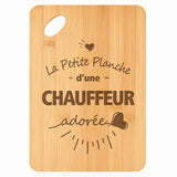 Planche bambou gravée personnalisée femme idée cadeau Fête des Mères apéro 30×20 prénom cuisine plateau fromage anniversaire noel maman mamie