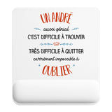 Tapis de souris ergonomique avec repose-poignet, accessoire bureau pour femme et homme, fête des pères, cadeau pas cher, idée cadeau fête des mères, secret santa, départ à la retraite, télétravail et gaming