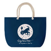 Sac de plage Bleu anse corde Capricorne Signe Zodiaque