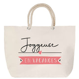 Sac Fête des Mères Mamie Famille Idée Cadeau anniversaire Noël Travail Boulot Métier Départ Retraite Collègue Femme cabas shopping plage