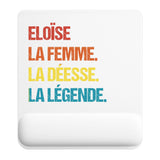 Tapis de souris ergonomique avec repose-poignet, accessoire bureau pour femme et homme, fête des pères, cadeau pas cher, idée cadeau fête des mères, secret santa, départ à la retraite, télétravail et gaming