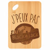 Planche bambou gravée personnalisée femme homme idée cadeau Fête des Mères Fête des Pères apéro papa maman prénom cuisine plateau fromage