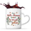 Mug personnalisé, idée cadeau pour maman, femme collègue saint valentin Noël, anniversaire, fête des mères Secret Santa