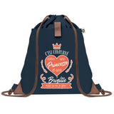 sac a dos femme bleu coton recycle avec pochette cadeau original pour collegue amie prof ou soeur idee cadeau femme noel anniversaire secret santa ou depart a la retraite sac pratique chic et ecoresponsable design breton elegant