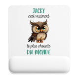 Tapis de souris ergonomique avec repose-poignet, accessoire bureau pour femme et homme, fête des pères, cadeau pas cher, idée cadeau fête des mères, secret santa, départ à la retraite, télétravail et gaming