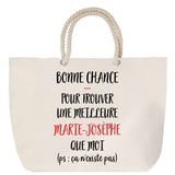 Sac Fête des Mères Mamie Famille Idée Cadeau anniversaire Noël Travail Boulot Métier Départ Retraite Collègue Femme cabas shopping plage