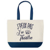 Sac de shopping bleu J'peux pas Théâtre