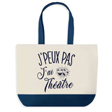 Sac de shopping bleu J'peux pas Théâtre