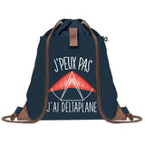 sac a dos bleu coton recycle avec pochette idee cadeau originale pour collegue ami prof ou membre de la famille cadeau mixte noel anniversaire secret santa ou depart au travail sac leger pratique et ecologique design breton moderne