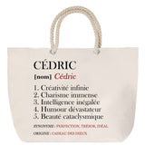 Sac Fête des Mères Mamie Famille Idée Cadeau anniversaire Noël Travail Boulot Métier Départ Retraite Collègue Femme cabas shopping plage