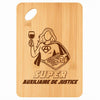 Planche bambou gravée personnalisée femme idée cadeau Fête des Mères apéro 30×20 prénom cuisine plateau fromage anniversaire noel maman mamie