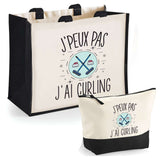 Cabas homme ou femme sac plage ou shopping tote bag pochette trousse Idée cadeau original pour anniversaire Noël travail départ retraite collègue famille fete des mères fetes des pères papa maman mamie papi