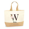Sac Jute Fête des Mères Fêtes des Pères Mamie Papi Famille Idée Cadeau anniversaire Noël Travail Boulot Métier Départ Retraite Collègue Femme Homme