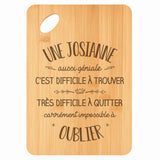 Planche bambou gravée personnalisée femme idée cadeau Fête des Mères apéro 30×20 prénom cuisine plateau fromage anniversaire noel maman mamie