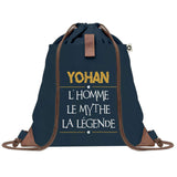 sac a dos homme bleu coton recycle avec pochette idee cadeau utile pour collegue papa ou ami cadeau homme noel anniversaire secret santa ou depart a la retraite sac durable pratique et robuste design sobre et elegant