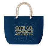 Sac de plage Bleu anse corde Tricking soit avec toi
