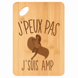 Planche bambou gravée personnalisée femme idée cadeau Fête des Mères apéro 30×20 prénom cuisine plateau fromage anniversaire noel maman mamie
