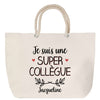 Sac Fête des Mères Mamie Famille Idée Cadeau anniversaire Noël Travail Boulot Métier Départ Retraite Collègue Femme cabas shopping plage