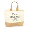 Sac Jute Fête des Mères Fêtes des Pères Mamie Papi Famille Idée Cadeau anniversaire Noël Travail Boulot Métier Départ Retraite Collègue Femme Homme