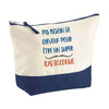 Pochette Trousse Fête des Mères Fêtes des Pères Mamie Papi Famille Idée Cadeau anniversaire Noël Travail Boulot Métier Départ Retraite Collègue Femme Homme