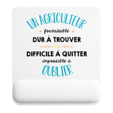 Tapis de souris ergonomique avec repose-poignet, accessoire bureau pour femme et homme, fête des pères, cadeau pas cher, idée cadeau fête des mères, secret santa, départ à la retraite, télétravail et gaming