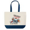 Sac de shopping bleu Formatrice Koala à la Plage