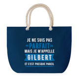 Sac de plage Bleu anse corde Gilbert Parfait
