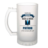 Chope de bière homme personnalisé idée cadeau homme Chope de bière original homme Chope de bière prénom cadeau noël anniversaire secret santa Verre à Bière pinte