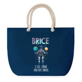 Sac de plage Bleu anse corde Brice Unique dans l'Univers