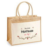 Sac Fête des Mères Mamie MAman Soeur Femme Famille Idée Cadeau anniversaire Noël Travail Boulot Métier Départ Retraite Collègue Femme cabas shopping plage