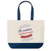 Sac de shopping bleu Assistant Social Meilleur du Monde