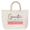Sac Fête des Mères Mamie Famille Idée Cadeau anniversaire Noël Travail Boulot Métier Départ Retraite Collègue Femme cabas shopping plage