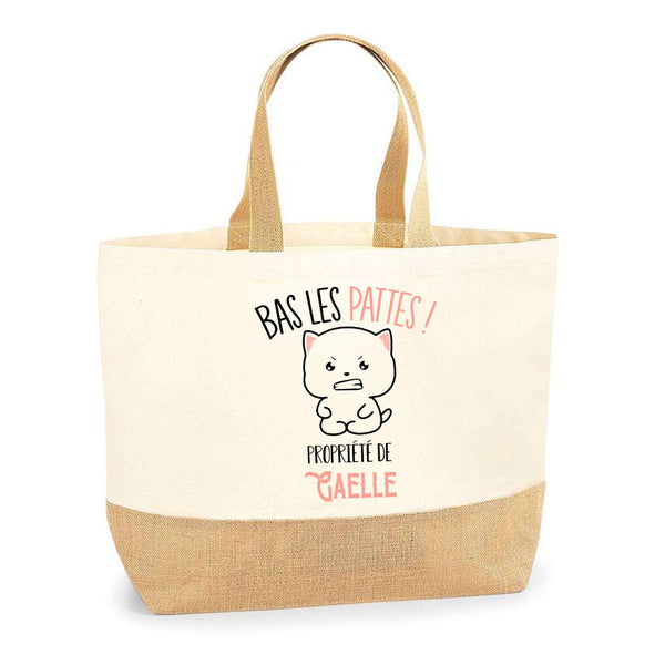 Sac Jute Fête des Mères Fêtes des Pères Mamie Papi Famille Idée Cadeau anniversaire Noël Travail Boulot Métier Départ Retraite Collègue Femme Homme