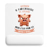 Tapis de souris Le coach caractère de cochon