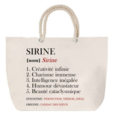 Sac Fête des Mères Mamie Famille Idée Cadeau anniversaire Noël Travail Boulot Métier Départ Retraite Collègue Femme cabas shopping plage