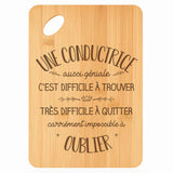 Planche bambou gravée personnalisée femme idée cadeau Fête des Mères apéro 30×20 prénom cuisine plateau fromage anniversaire noel maman mamie