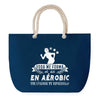 Sac de plage Bleu anse corde Aérobic Légende Humour Geek