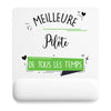 Tapis de souris ergonomique avec repose-poignet, accessoire bureau pour femme et homme, fête des pères, cadeau pas cher, idée cadeau fête des mères, secret santa, départ à la retraite, télétravail et gaming