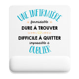 Tapis de souris ergonomique avec repose-poignet, accessoire bureau pour femme et homme, fête des pères, cadeau pas cher, idée cadeau fête des mères, secret santa, départ à la retraite, télétravail et gaming