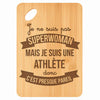 Planche bambou gravée personnalisée femme idée cadeau Fête des Mères apéro 30×20 prénom cuisine plateau fromage anniversaire noel maman mamie