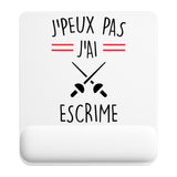 Tapis de souris ergonomique avec repose-poignet, accessoire bureau pour femme et homme, fête des pères, cadeau pas cher, idée cadeau fête des mères, secret santa, départ à la retraite, télétravail et gaming