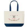 Sac de shopping bleu Girl au Top