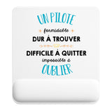 Tapis de souris ergonomique avec repose-poignet, accessoire bureau pour femme et homme, fête des pères, cadeau pas cher, idée cadeau fête des mères, secret santa, départ à la retraite, télétravail et gaming