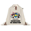 Sac à dos avec pochette Super Secrétaire de Direction