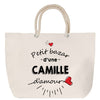 Sac Fête des Mères Mamie Famille Idée Cadeau anniversaire Noël Travail Boulot Métier Départ Retraite Collègue Femme cabas shopping plage