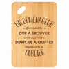 Planche bambou gravée personnalisée homme idée cadeau Fête des Pères apéro 30×20 prénom cuisine plateau fromage anniversaire noel papa papi 