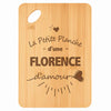 Planche bambou gravée personnalisée femme idée cadeau Fête des Mères apéro 30×20 prénom cuisine plateau fromage anniversaire noel maman mamie