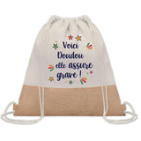 Sac Fête des Mères Mamie Famille Idée Cadeau anniversaire Noël Travail Boulot Métier Départ Retraite Collègue Femme cabas shopping plage