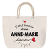 Sac Fête des Mères Mamie Famille Idée Cadeau anniversaire Noël Travail Boulot Métier Départ Retraite Collègue Femme cabas shopping plage